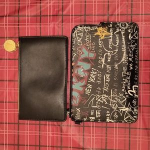 Stella McCartney wallet and DKNY wristlet